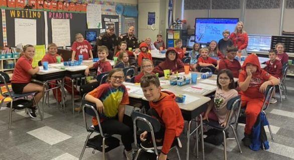 Classroom of Kids during Red Ribbon Week